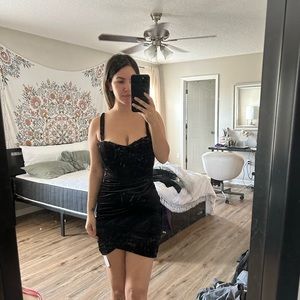 Velvet Corset Dress NWT